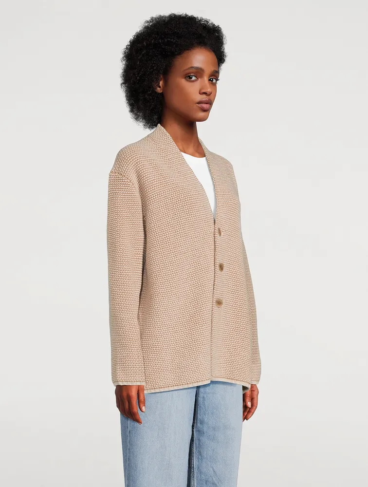 Everywear Bouclé Cashmere Cardigan