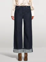 The Genevieve Wide-Leg Jeans