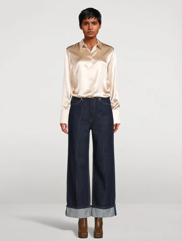 The Genevieve Wide-Leg Jeans