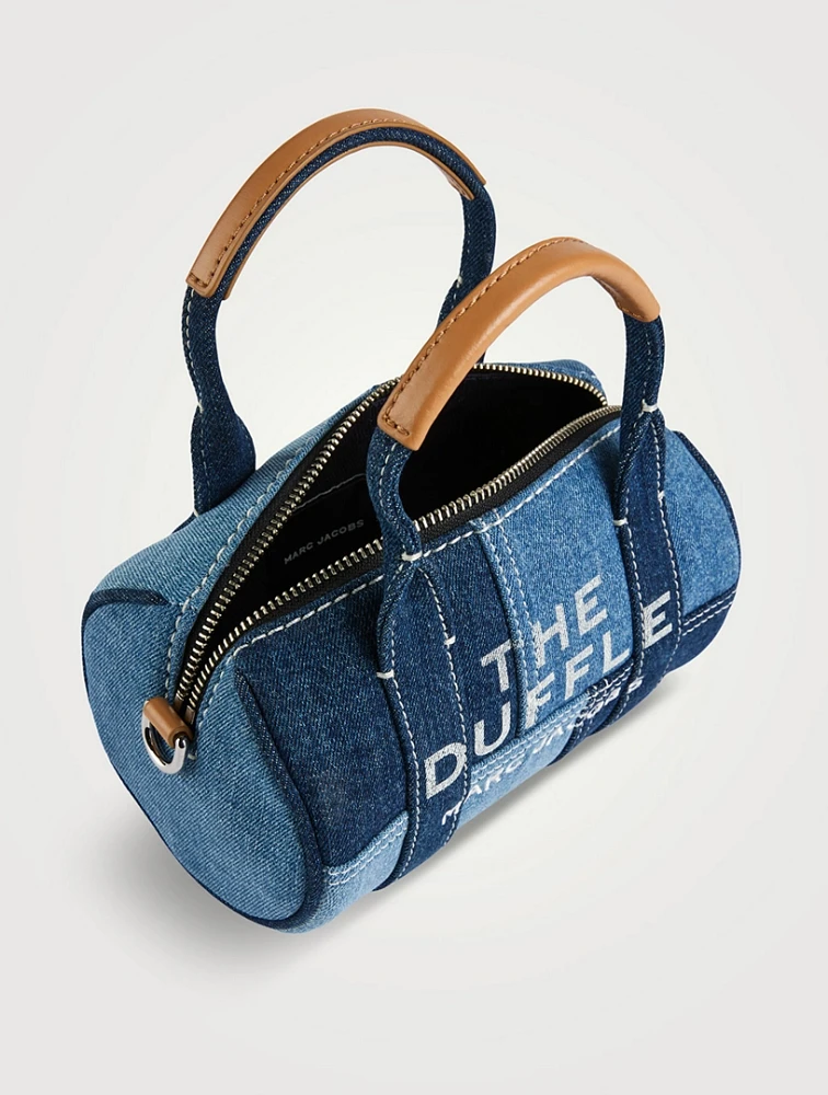 The Mini Patchwork Denim Duffle Bag