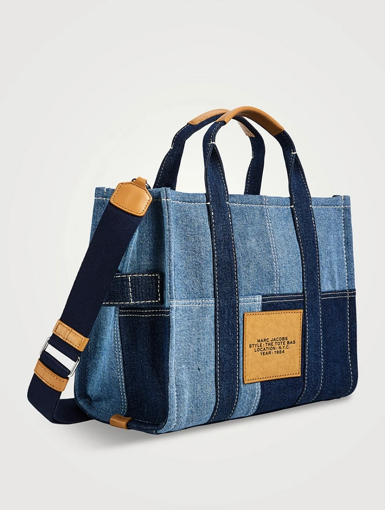 The Medium Patchwork Denim Tote Bag