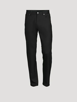 Wool Slim-Fit Pants