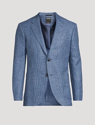 Linen Wool And Silk Jacket