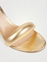 Bijoux Metallic Leather Mules