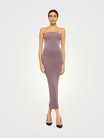 Fatal Strapless Midi Dress