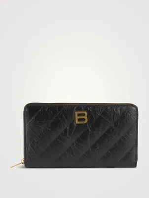 Crush Quilted Leather Wallet