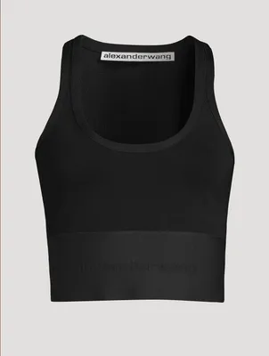 Logo-Elastic Tank Top