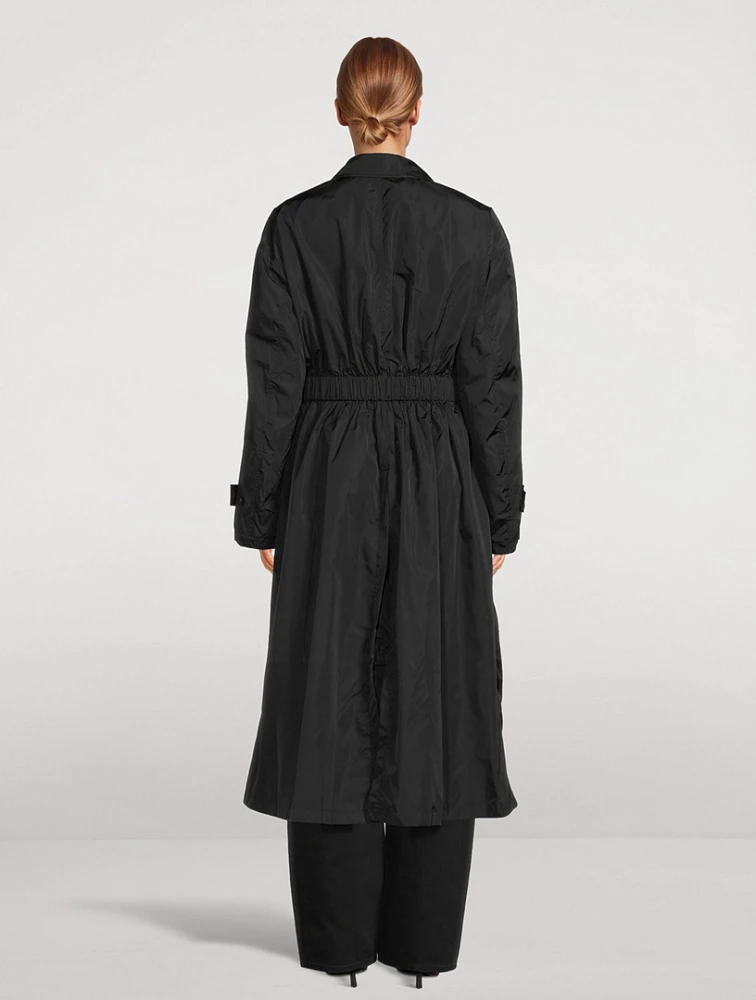 Belted Nylon Coat