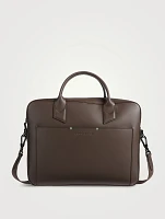 Sur Seine Leather Small Briefcase