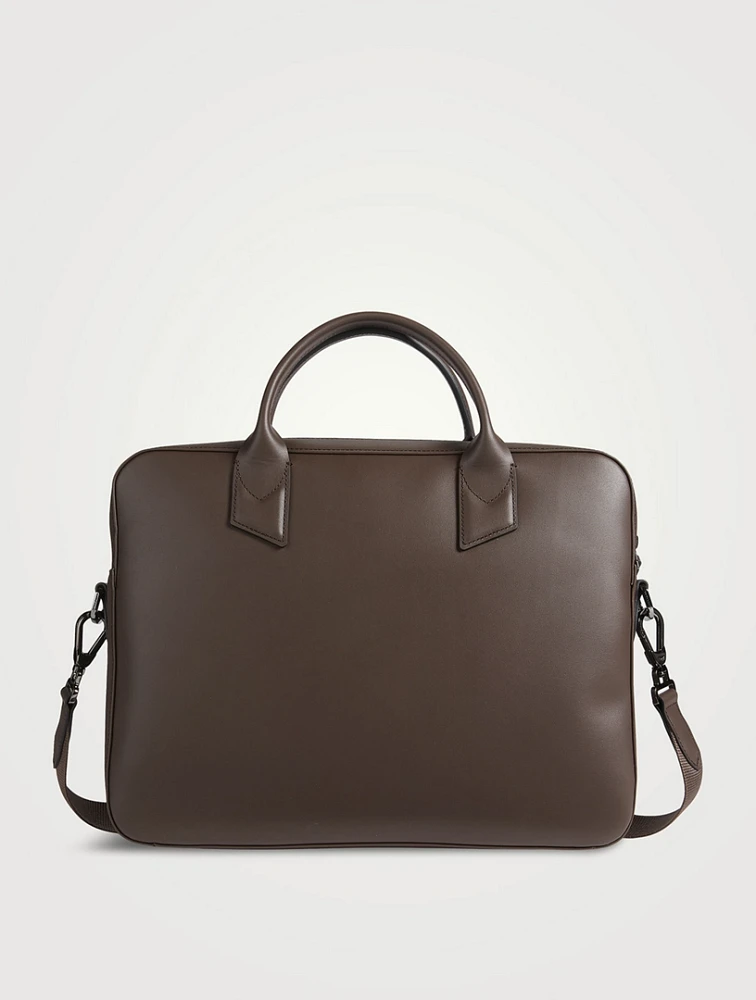 Sur Seine Leather Small Briefcase