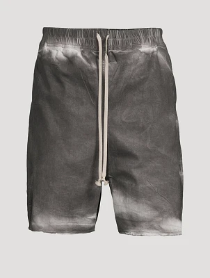 Denim Long Boxer Shorts