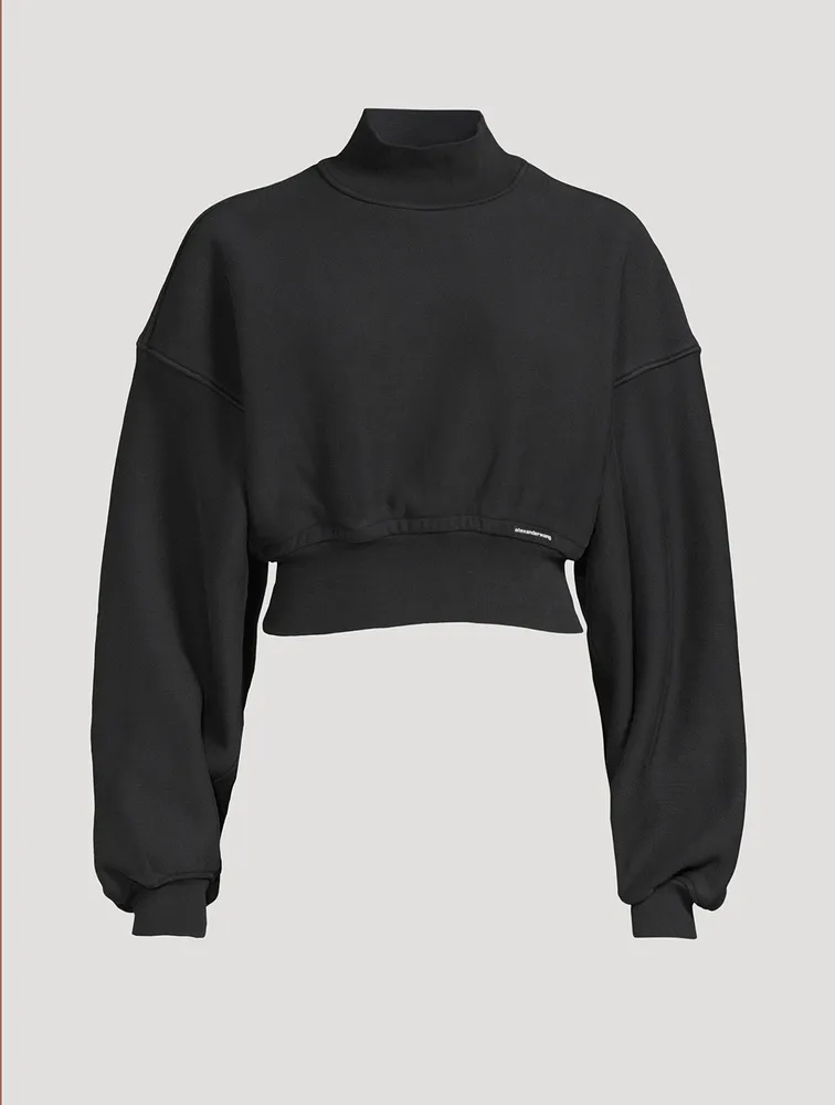 Terry Turtleneck Sweatshirt