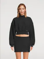 Terry Turtleneck Sweatshirt