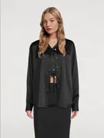 Silk Double Layered Shirt