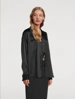 Silk Double Layered Shirt