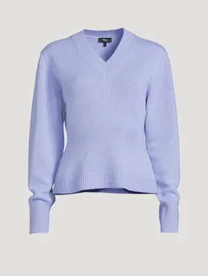 Cashmere Peplum Sweater