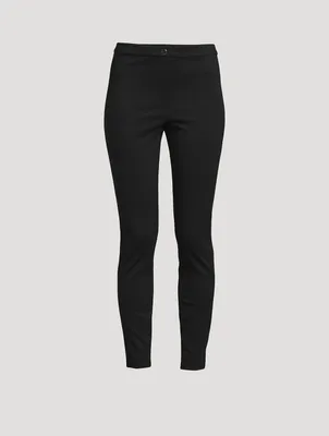 Compact Knit Skinny Trousers