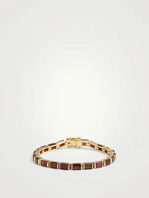 Riviera 18K Gold Bracelet With Rubellite