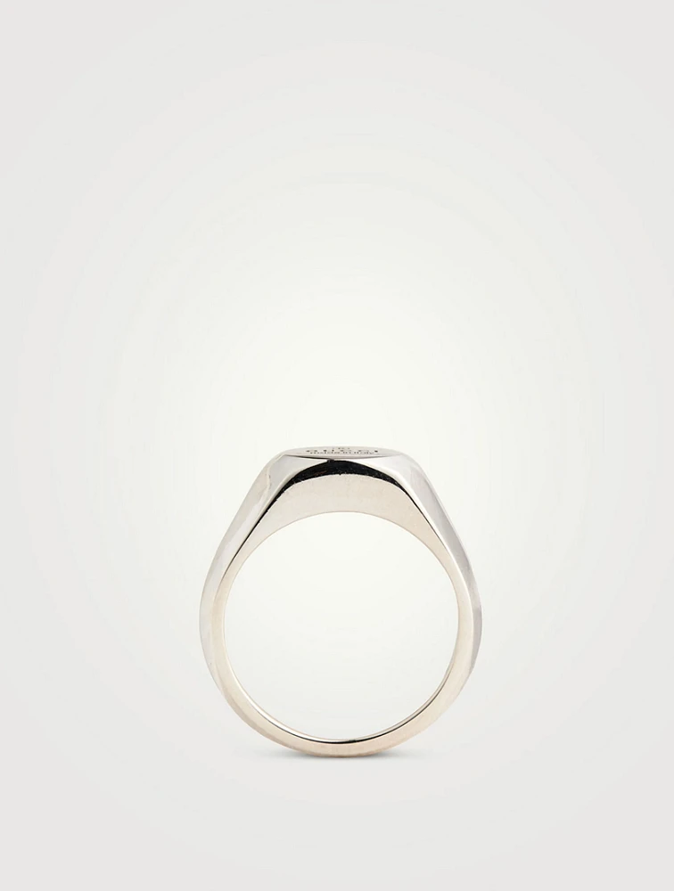 Trademark Silver Signet Ring