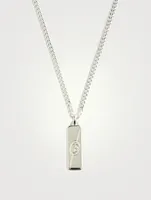 Diagonal Interlocking G Necklace