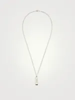 Diagonal Interlocking G Necklace