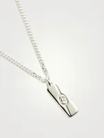 Diagonal Interlocking G Necklace