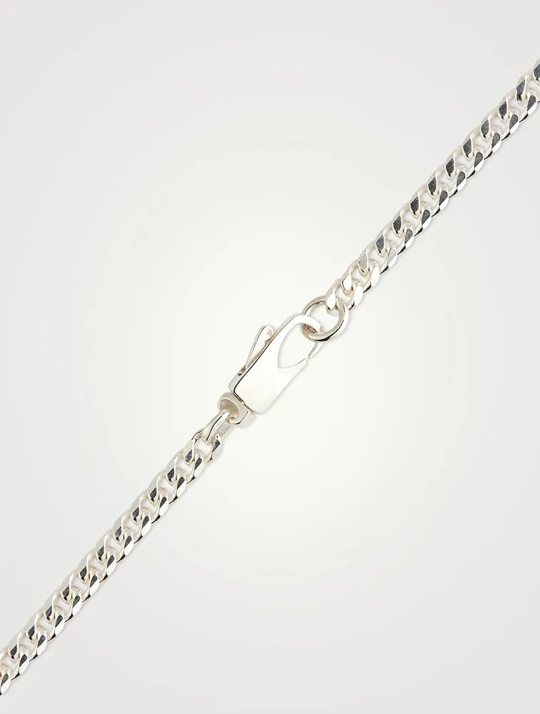 Diagonal Interlocking G Necklace