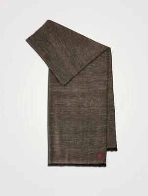 Double Weave Cashmere Scarf