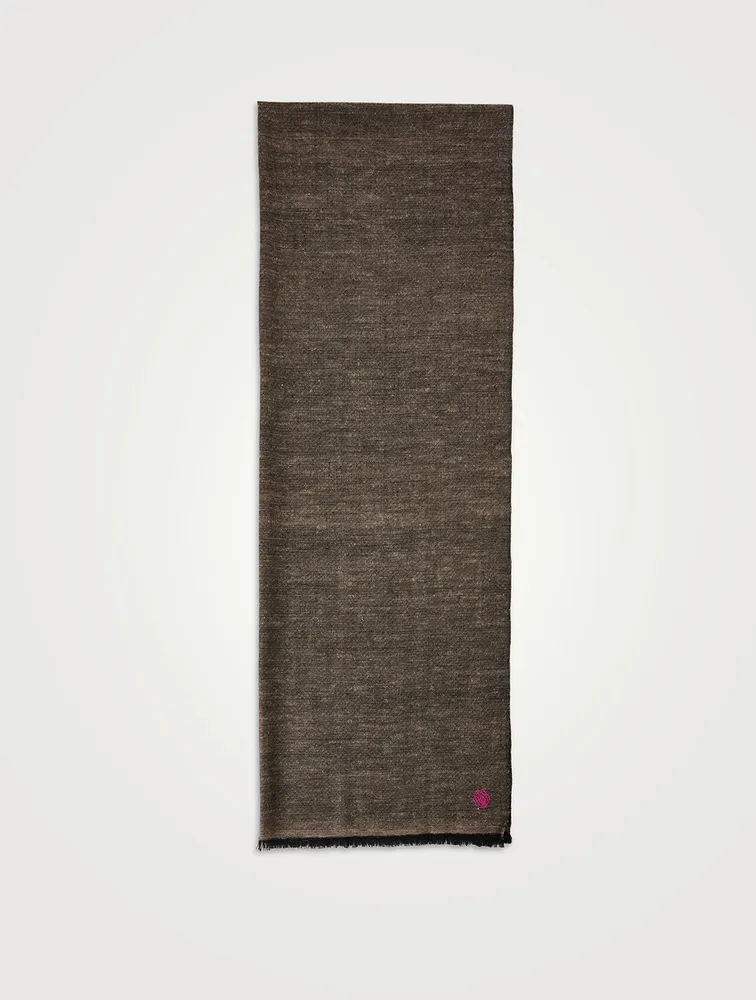 Double Weave Cashmere Scarf