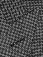 Wool Mohair And Silk Jacket Houndstooth Print