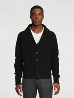 Cashmere Shawl Collar Cardigan