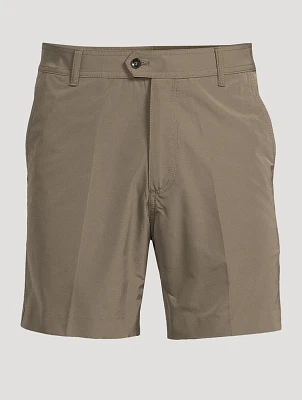 Technical Faille Tailored Shorts