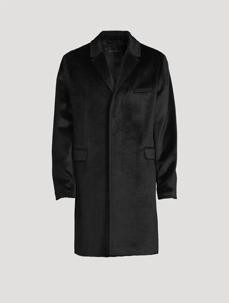 Technical Suri Alpaca Overcoat