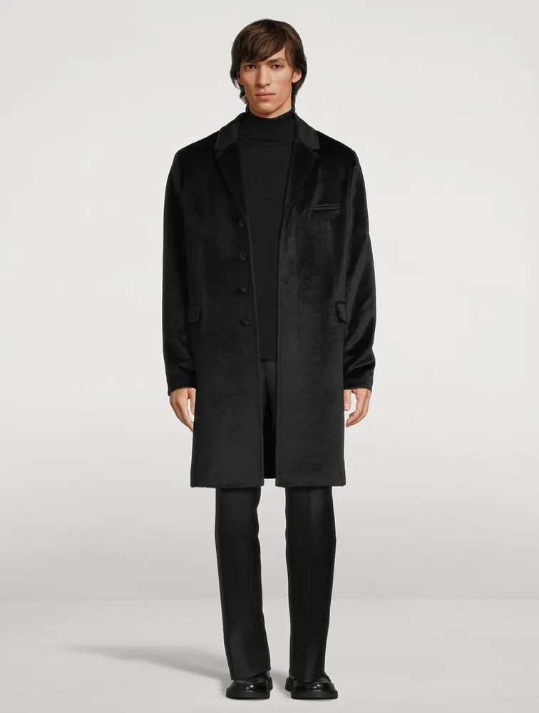 Technical Suri Alpaca Overcoat