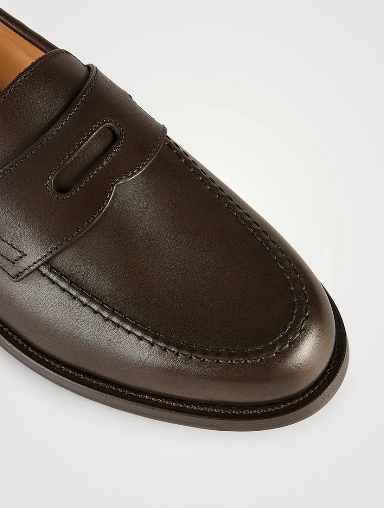 Audley Leather Penny Loafers