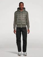 Wool-Blend And Nylon Down Jacket