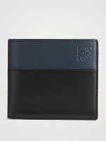 Shiny Leather Bifold Wallet