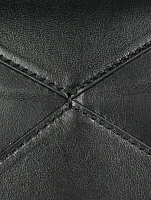 Puzzle Fold Leather Wash Bag