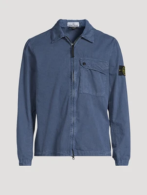 Cotton Zip Overshirt