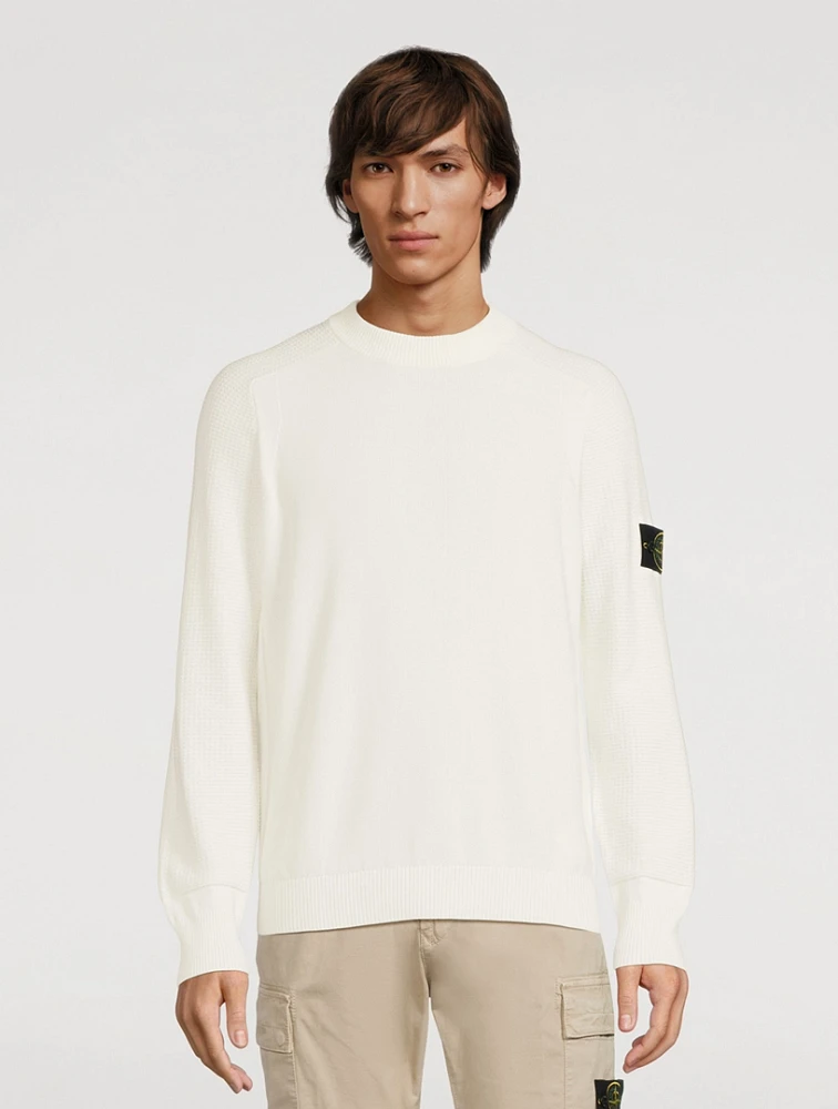 Cotton Crewneck Sweater