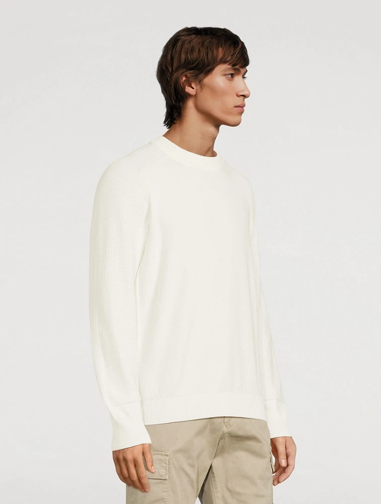 Cotton Crewneck Sweater