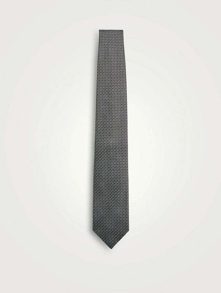 Silk Micro Motif Tie