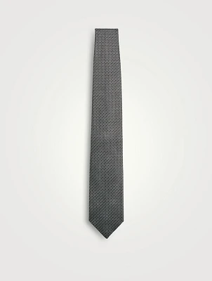 Silk Micro Motif Tie