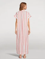 Arezzo Organic Linen And Cotton Long Dress