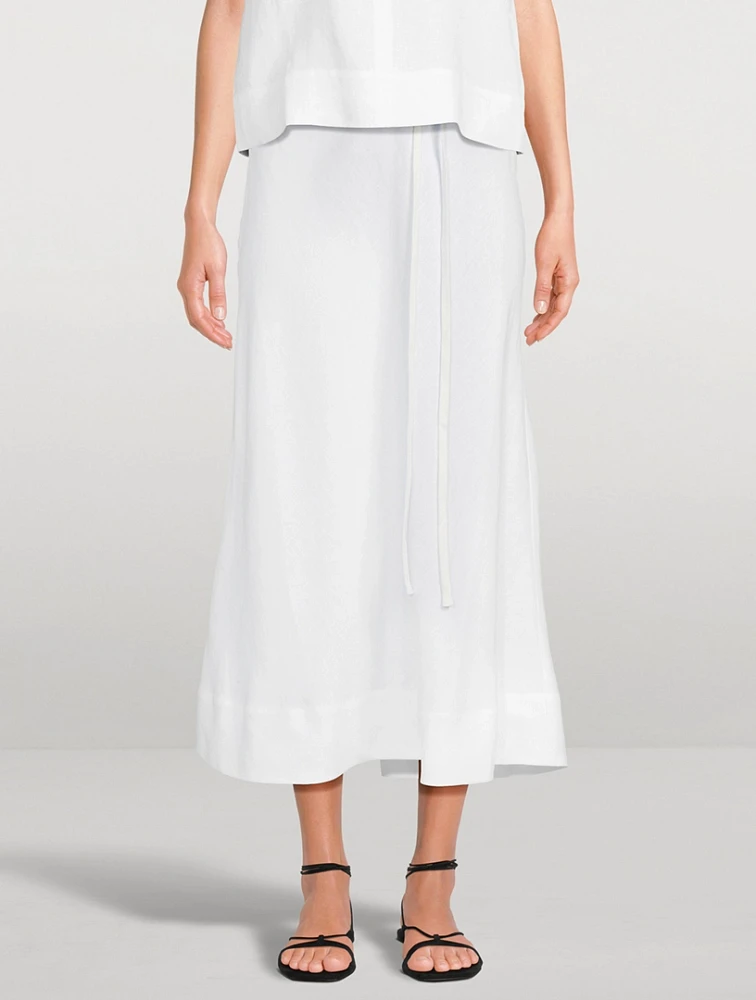 Messina Organic Linen Long Skirt