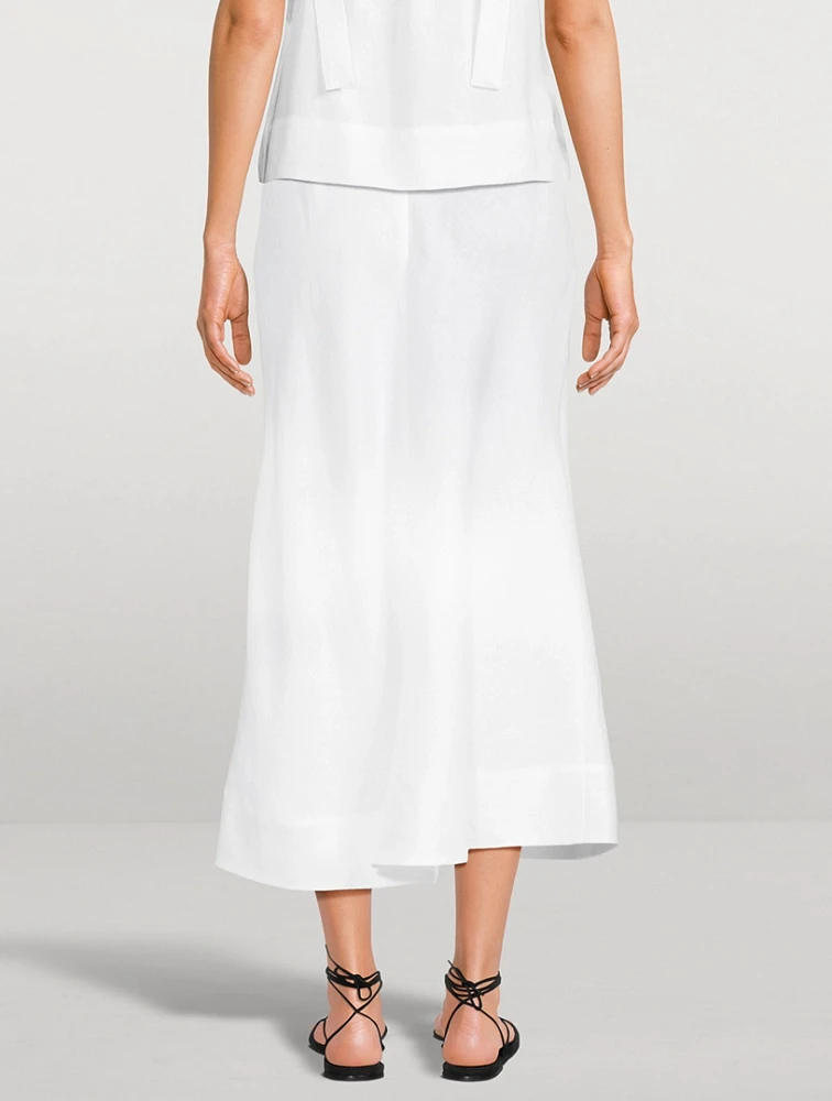 Messina Organic Linen Long Skirt