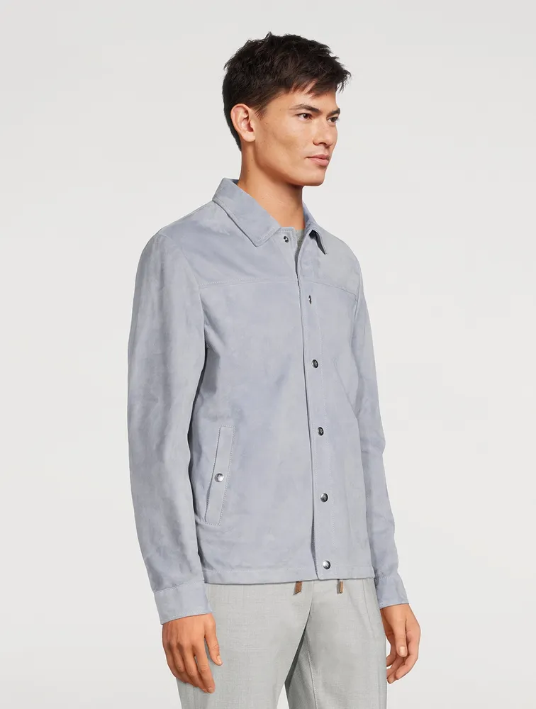 Suede Overshirt