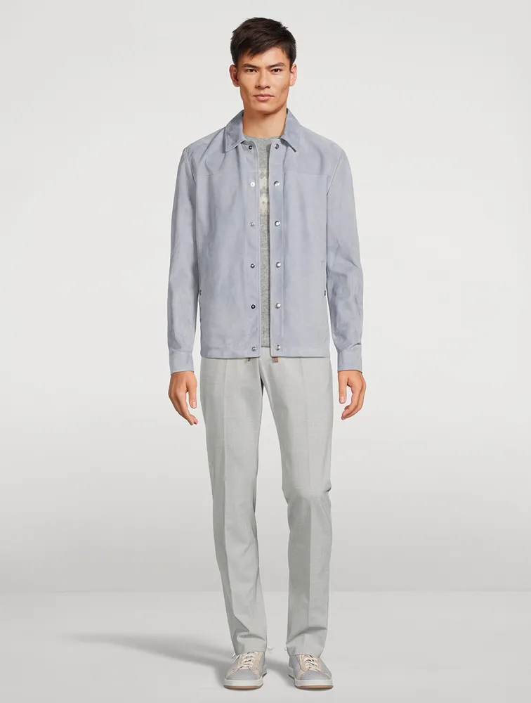 Suede Overshirt