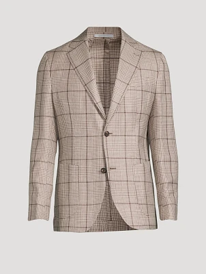 Wool Silk And Linen Jacket