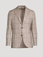 Wool Silk And Linen Jacket